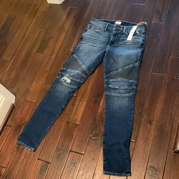 Hudson Jeans Men’s Ethan Biker Skinny Size 32 NWT! 🇬🇧 - Picture 2 of 11